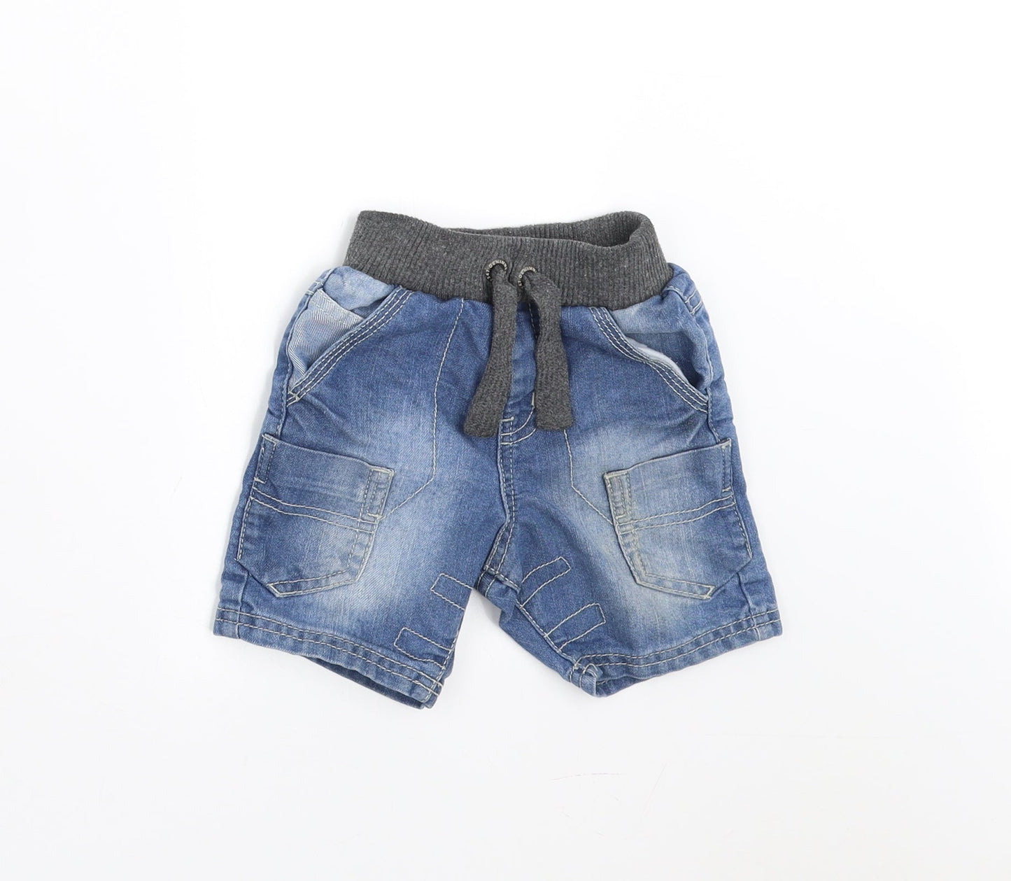 George Boys Blue  Denim  Trousers Size 18-24 Months  - shorts