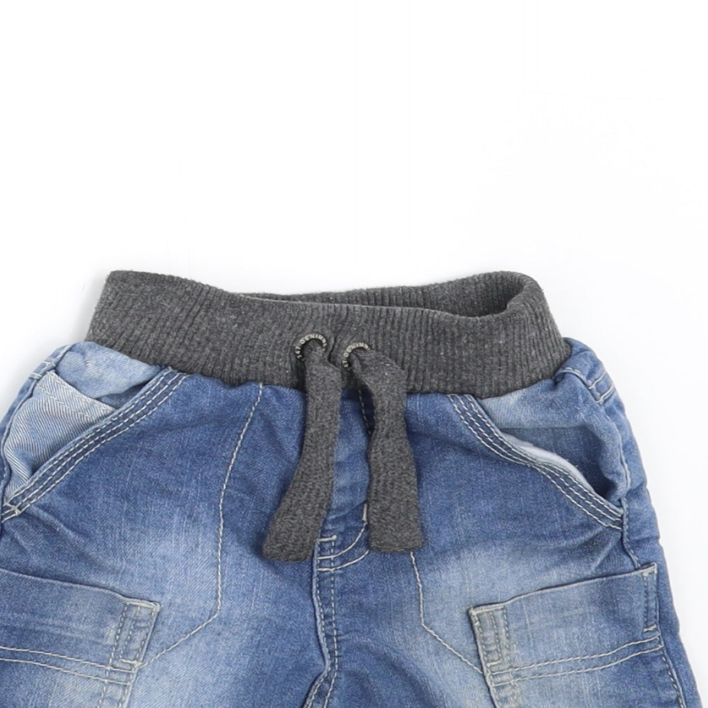 George Boys Blue  Denim  Trousers Size 18-24 Months  - shorts