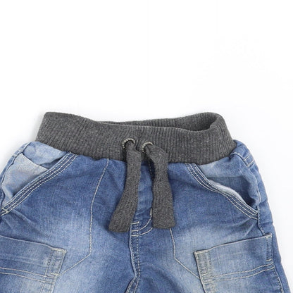 George Boys Blue  Denim  Trousers Size 18-24 Months  - shorts