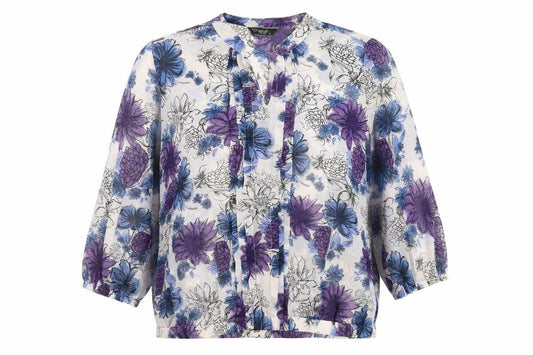 Womens UK Size 16 Originals Blue Basic Blouse