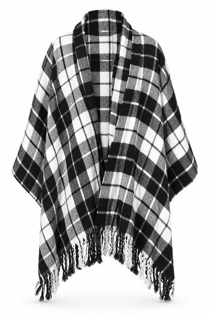 Womens UK Size One Size Preworn Black Cape Jumper