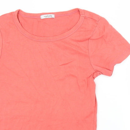 Stock Shop Womens Pink   Basic T-Shirt Size 12