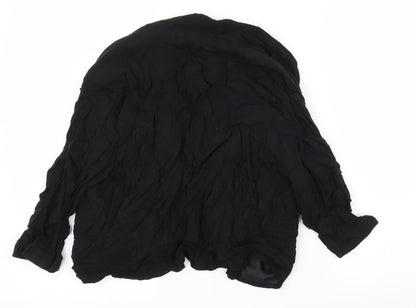 Womens UK Size 12 New Look Black Cardigan Jumper