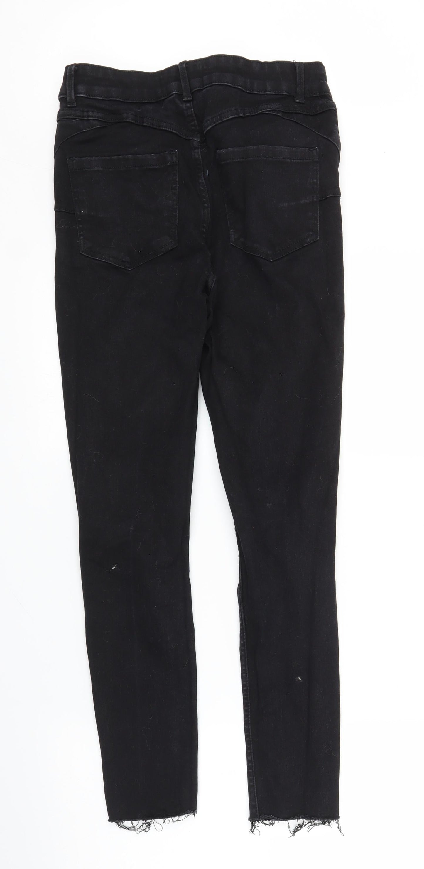 New Look Womens Black  Denim Skinny Jeans Size 10 L25 in