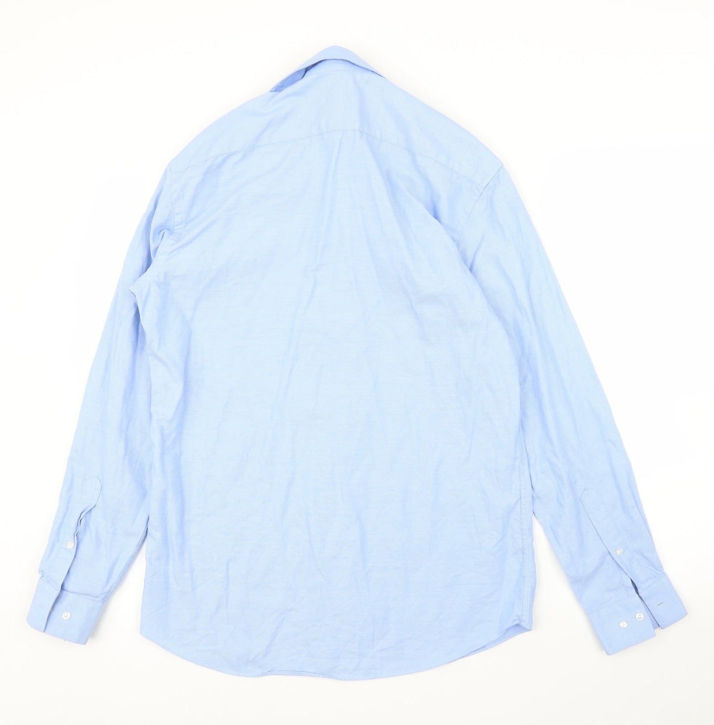 Taylor & Wright Mens Blue    Button-Up Size 15