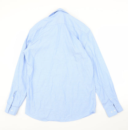 Taylor & Wright Mens Blue    Button-Up Size 15