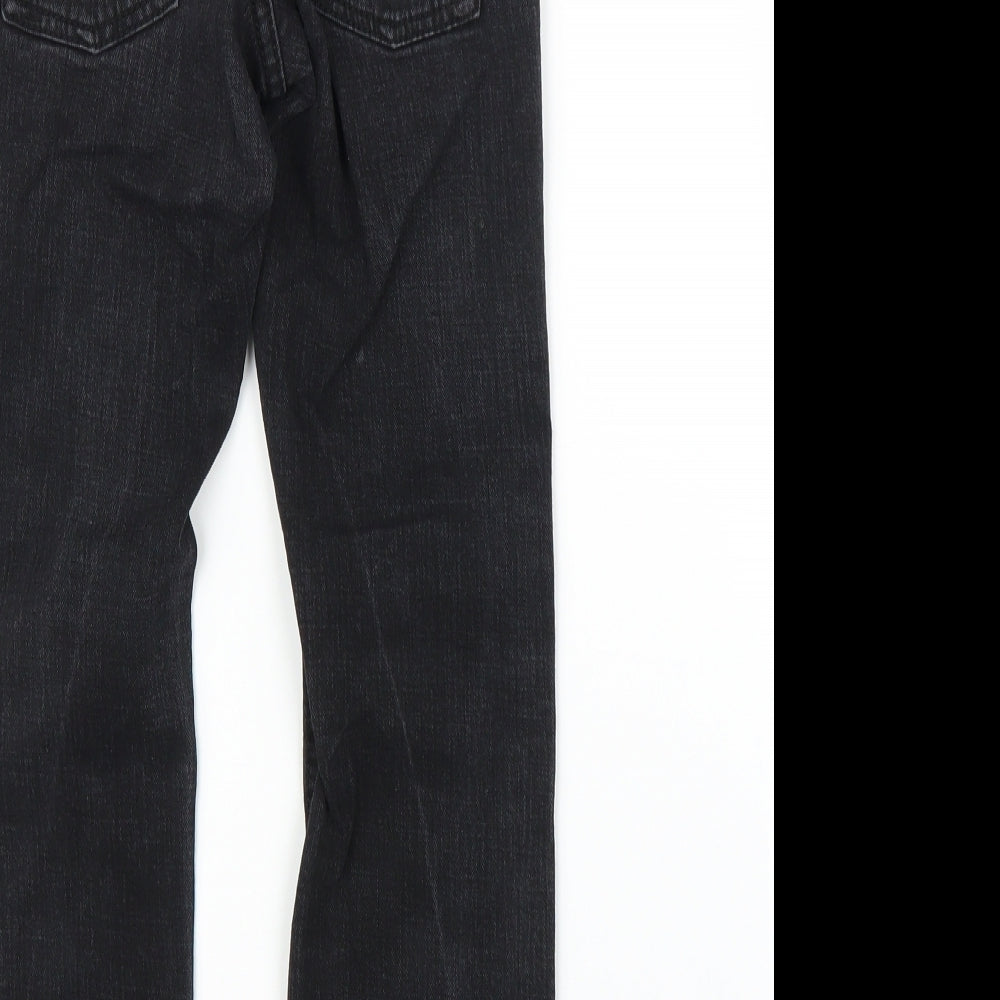Urban Star Girls Black  Denim Bootcut Jeans Size 7 Years