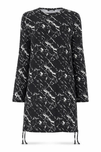 Vivichi Womens Black Tie Dye  A-Line  Size M