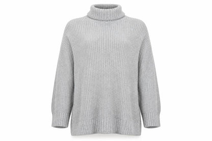 Womens UK Size L PRETTYLITTLETHING Grey Pullover Jumper
