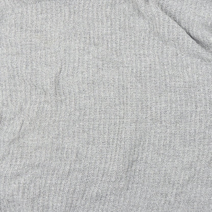 Womens UK Size L PRETTYLITTLETHING Grey Pullover Jumper