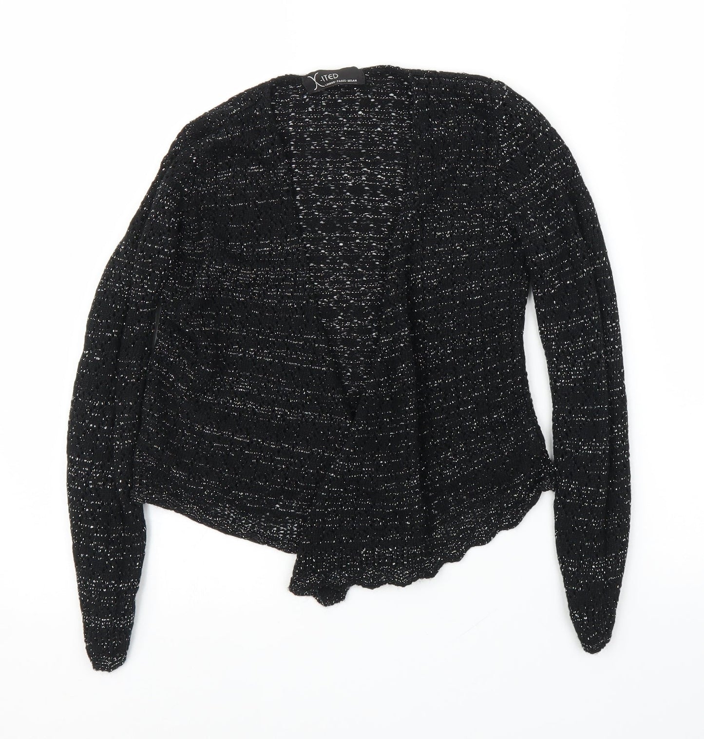 Xited Womens Black   Cardigan Jumper Size S