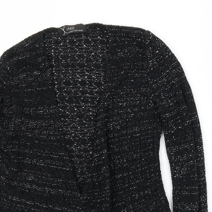Xited Womens Black   Cardigan Jumper Size S