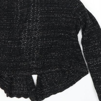 Xited Womens Black   Cardigan Jumper Size S