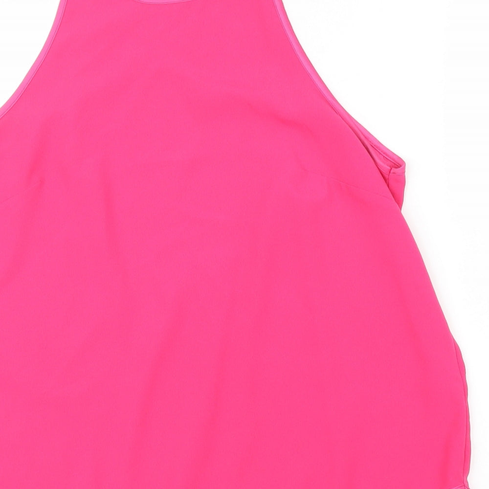 Womens UK Size 16 Dorothy Perkins Pink Basic Blouse