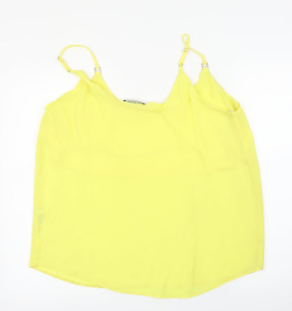 Womens UK Size 16 Dorothy Perkins Yellow Basic Blouse
