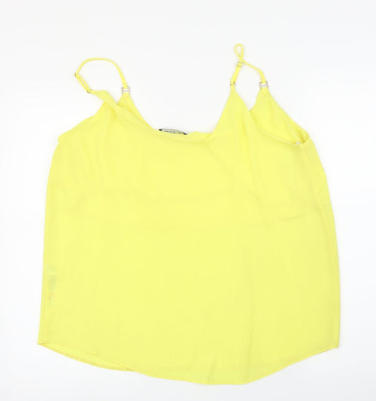 Womens UK Size 16 Dorothy Perkins Yellow Basic Blouse
