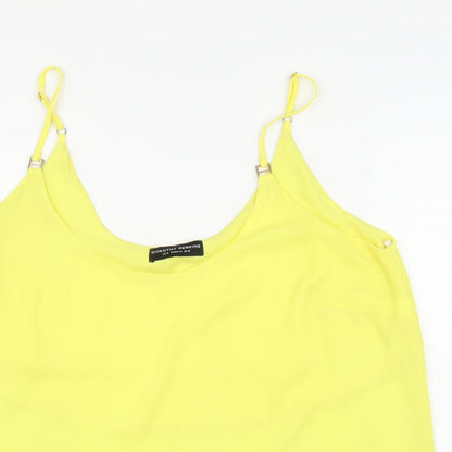 Womens UK Size 16 Dorothy Perkins Yellow Basic Blouse