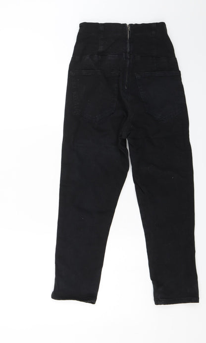 Topshop  Womens Black  Denim Skinny Jeans Size 28