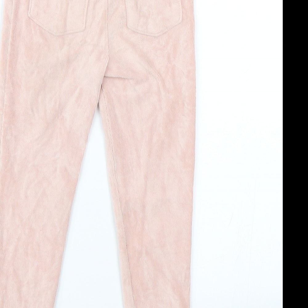 Primark Girls Pink  Corduroy Jogger Trousers Size 5-6 Years