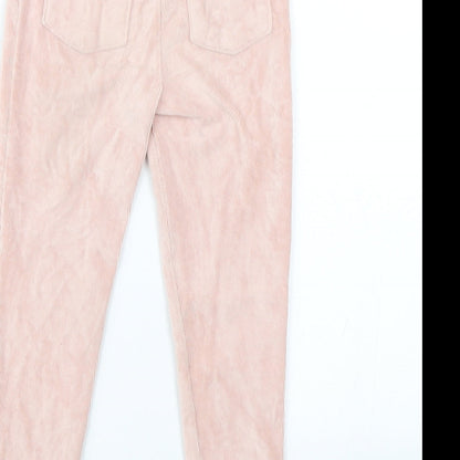 Primark Girls Pink  Corduroy Jogger Trousers Size 5-6 Years
