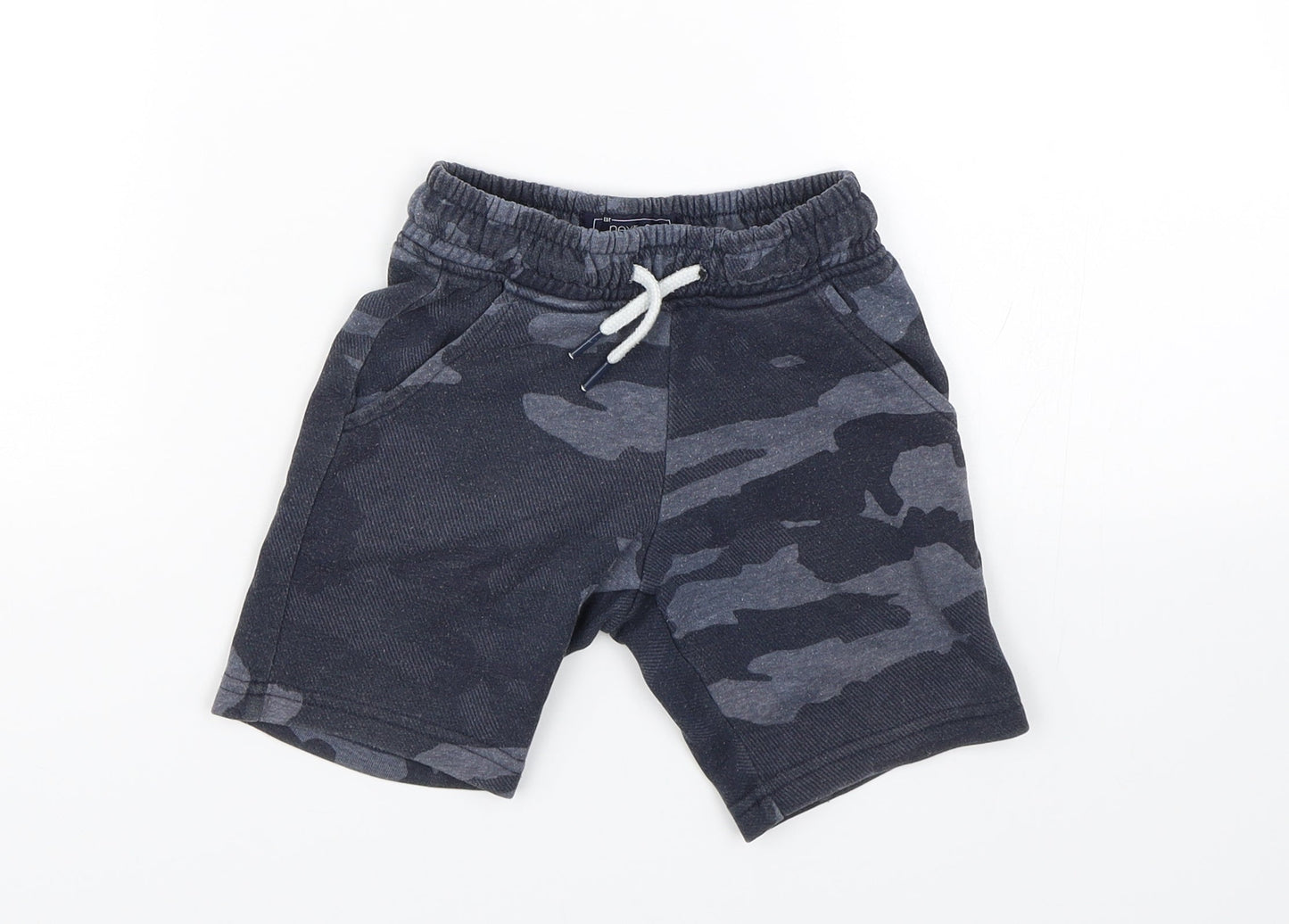 NEXT Boys Black Camouflage  Sweat Shorts Size 3 Years