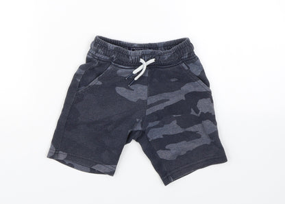 NEXT Boys Black Camouflage  Sweat Shorts Size 3 Years