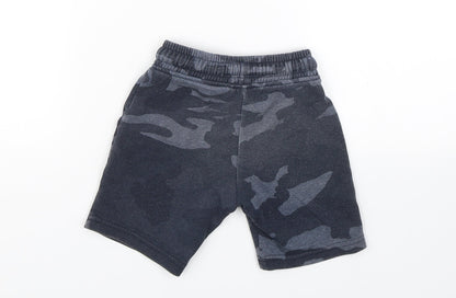 NEXT Boys Black Camouflage  Sweat Shorts Size 3 Years