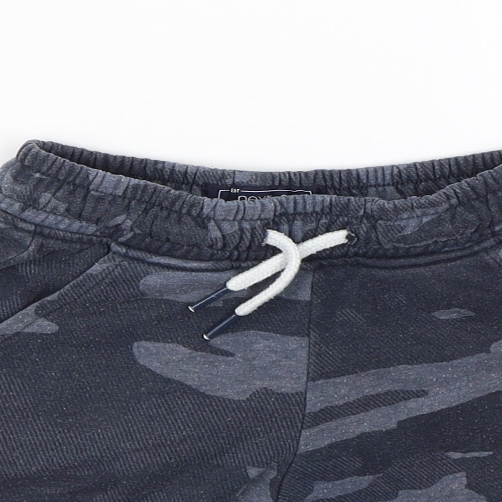 NEXT Boys Black Camouflage  Sweat Shorts Size 3 Years
