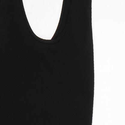 FOREVER 21 Womens Black Striped  Bodycon  Size S