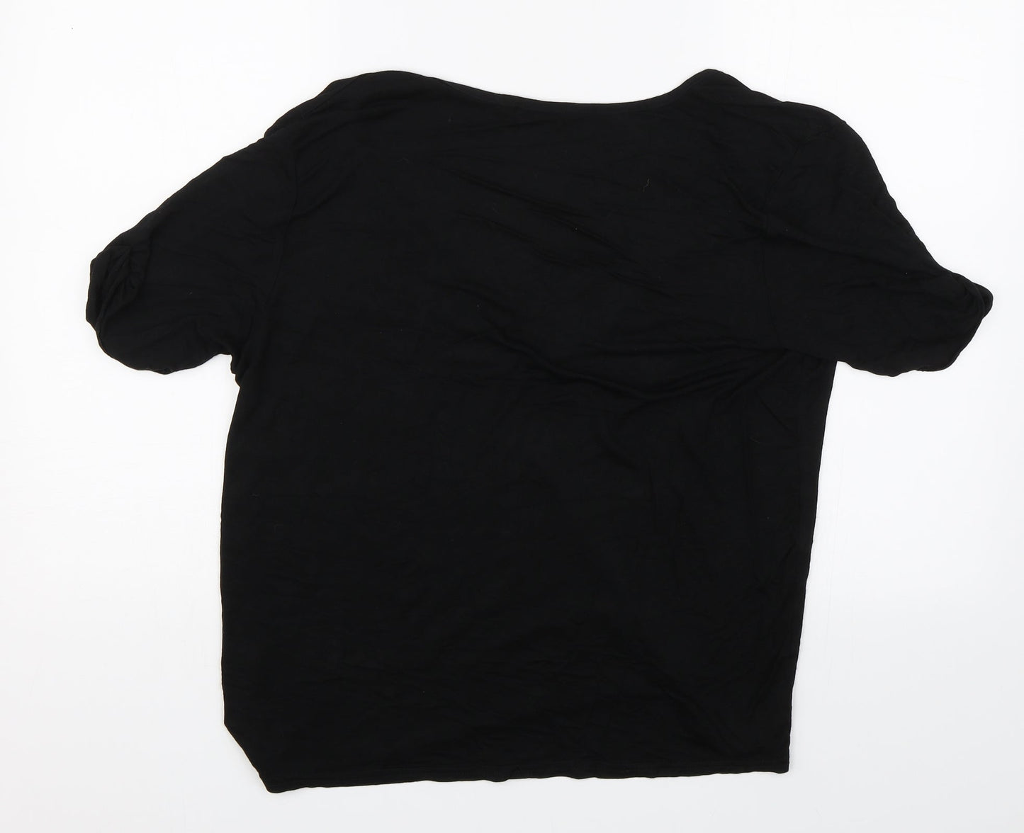 Boohoo Womens Black   Basic T-Shirt Size 12
