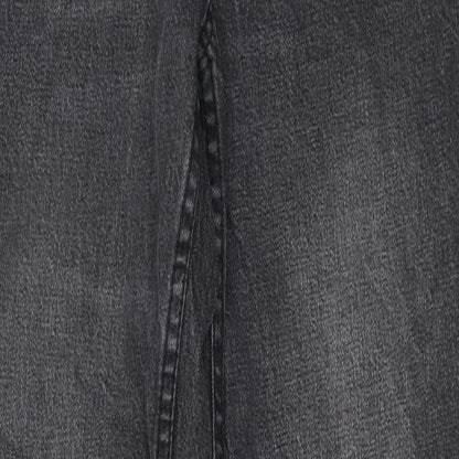 Red Herring Womens Black  Denim Mom Jeans Size 30 L27.5 in