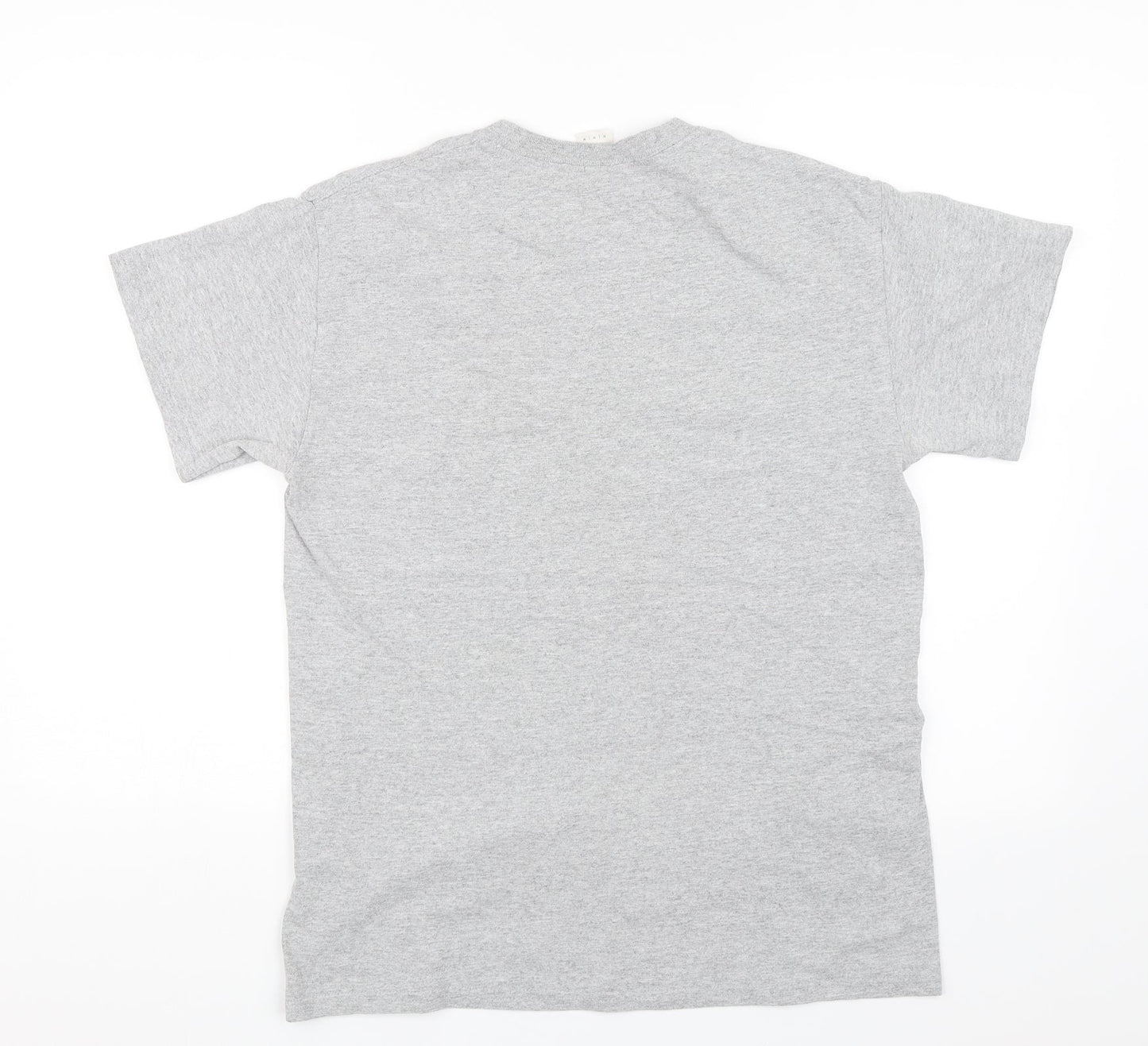 Womens UK Size M Gildan Grey Basic T-Shirt