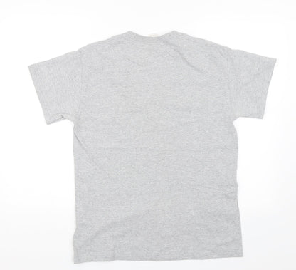 Womens UK Size M Gildan Grey Basic T-Shirt