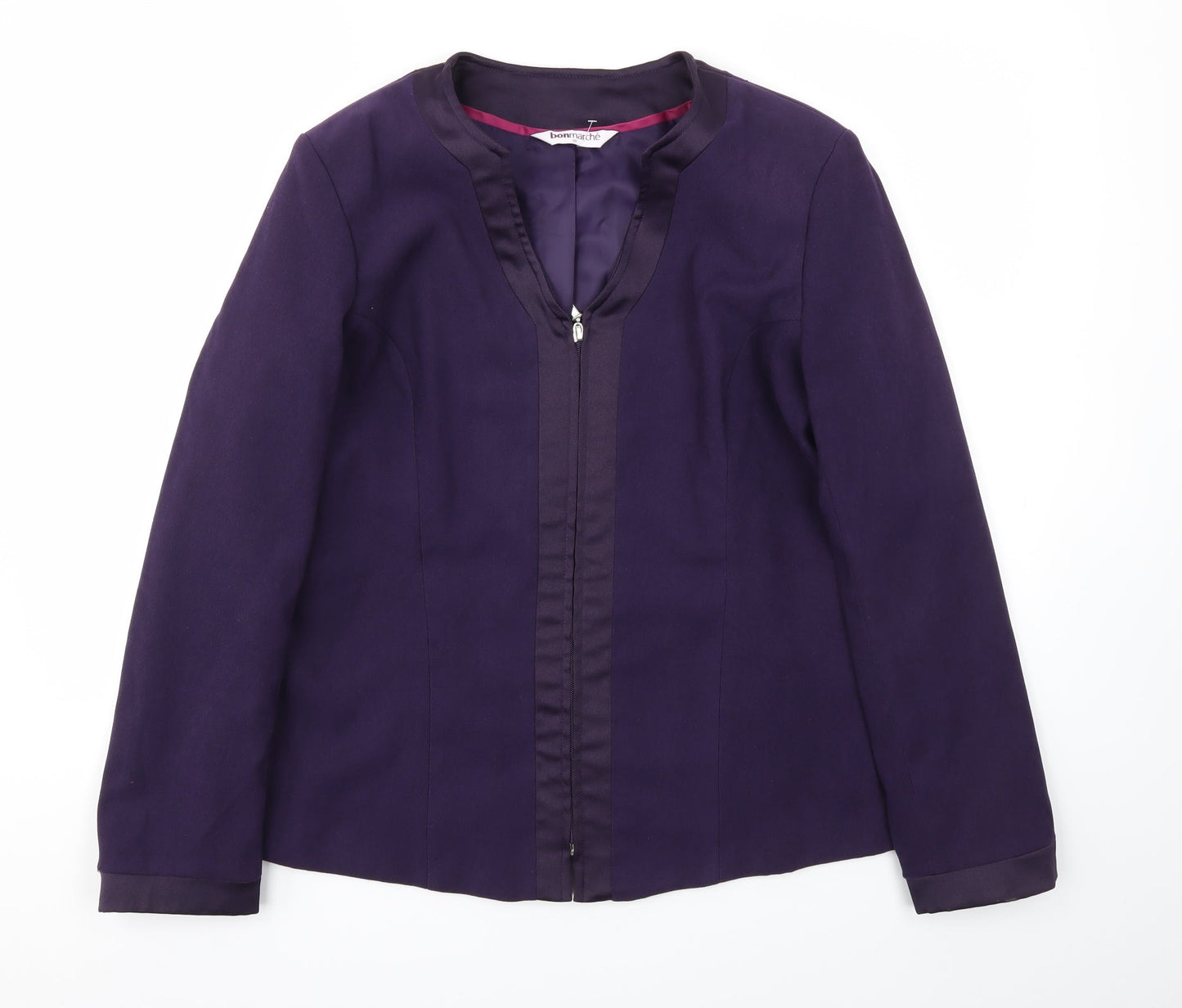 Bonmarché Womens Purple   Jacket Blazer Size 18