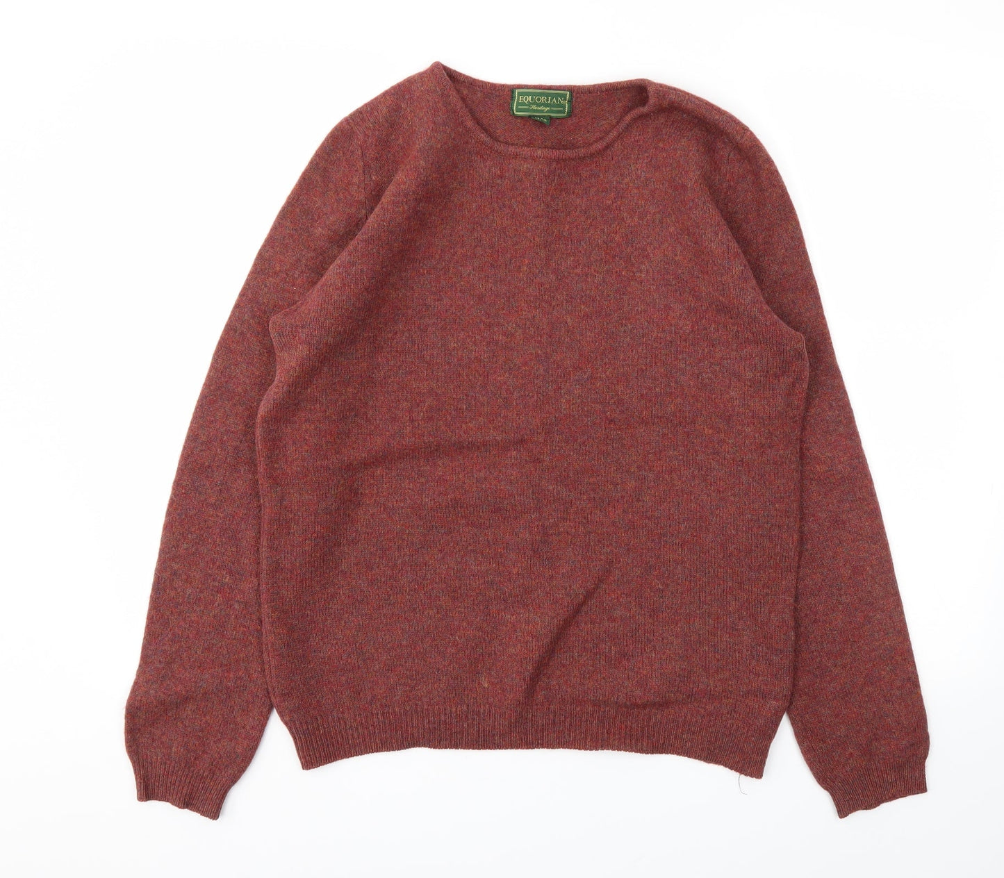 Equorian Mens Red   Pullover Sweatshirt Size M