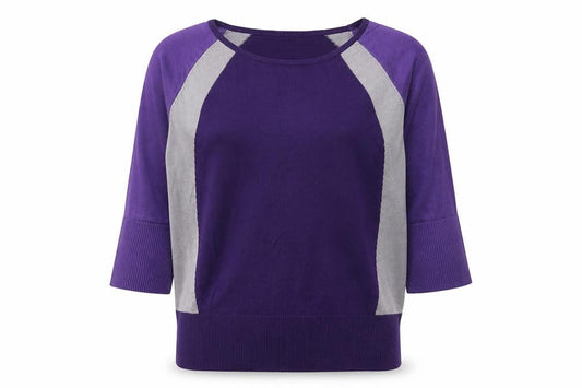 Womens UK Size M Preworn Purple Pullover Jumper