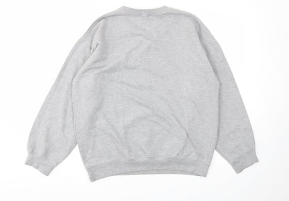 Womens UK Size 10 In the Style Grey Pullover Jumper