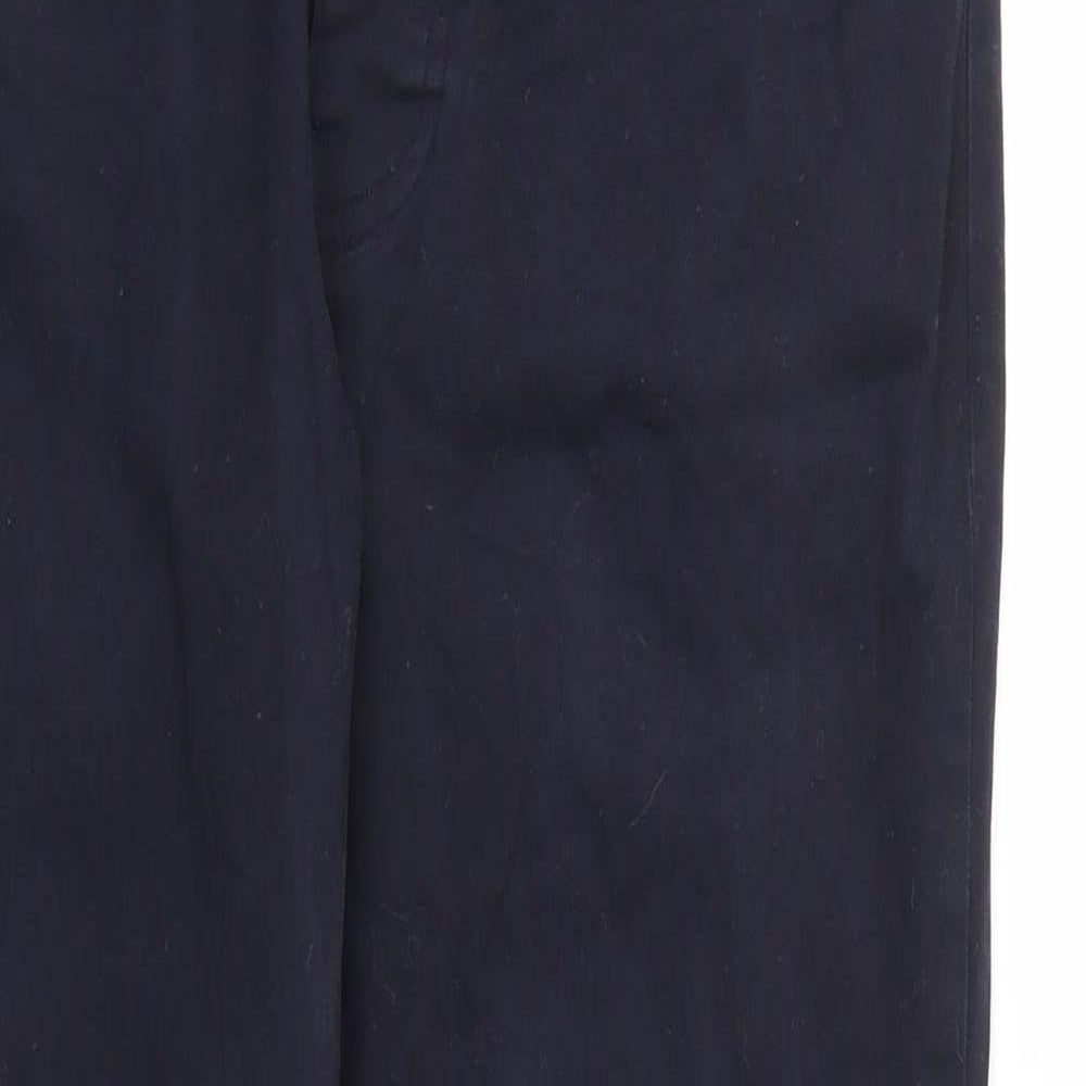 Womens UK Size 12 H&M Regular Fit  Blue Trousers