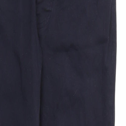 Womens UK Size 12 H&M Regular Fit  Blue Trousers