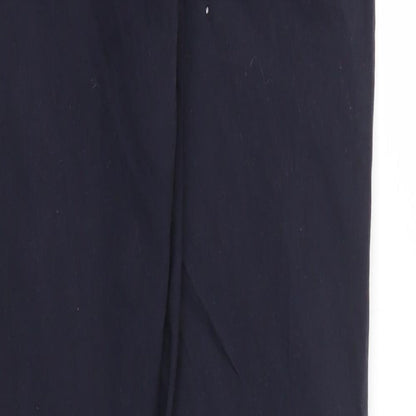 Womens UK Size 12 H&M Regular Fit  Blue Trousers