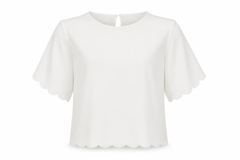 Womens UK Size 14 Boohoo White Basic T-Shirt