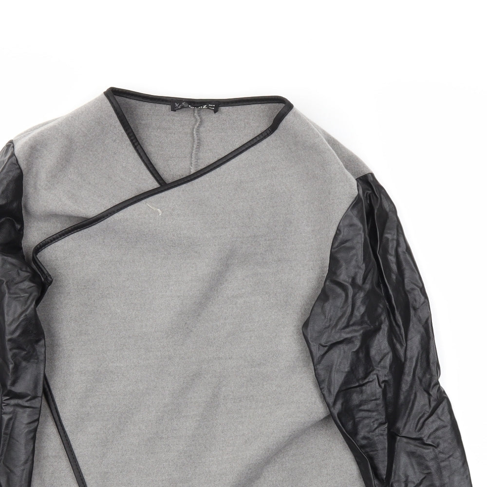 Quiz Womens Grey   Jacket  Size 10