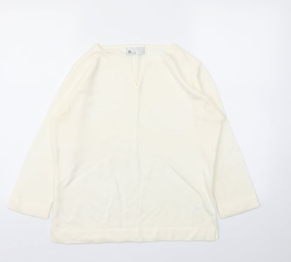 Womens UK Size 14 BHS Ivory Pullover Jumper
