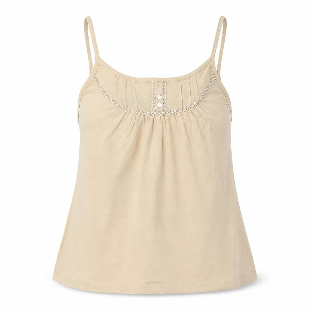 Womens UK Size 14 COLLECTION Beige Basic T-Shirt