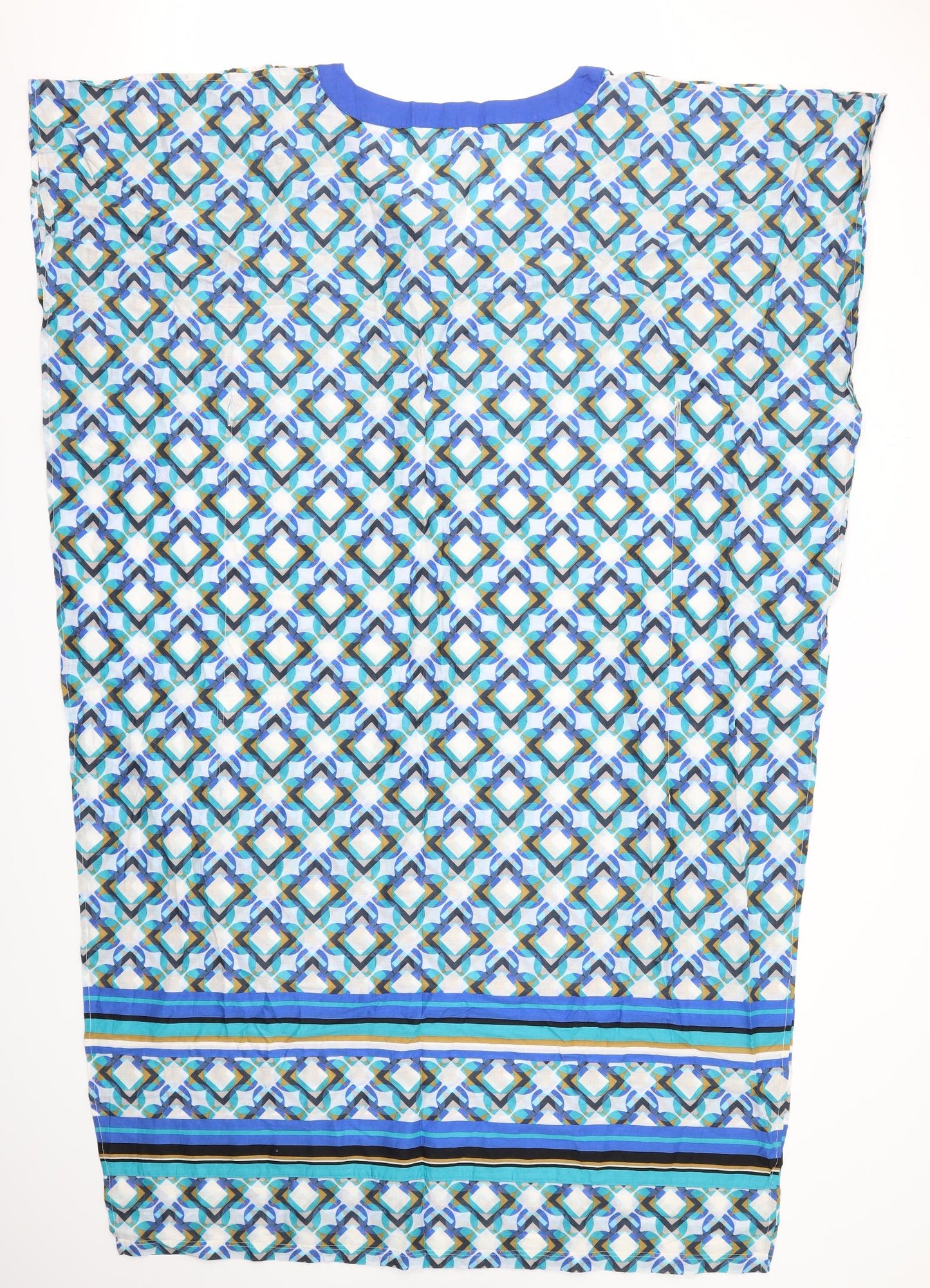 NEXT Womens Blue Argyle/Diamond  Fit & Flare  Size S