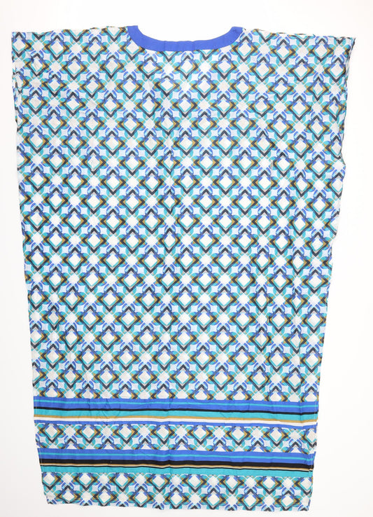 NEXT Womens Blue Argyle/Diamond  Fit & Flare  Size S