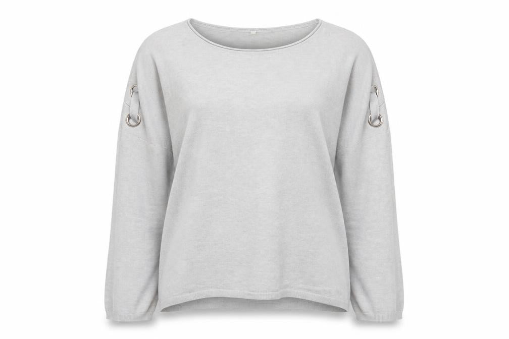 Womens UK Size M Preworn Grey Pullover Jumper