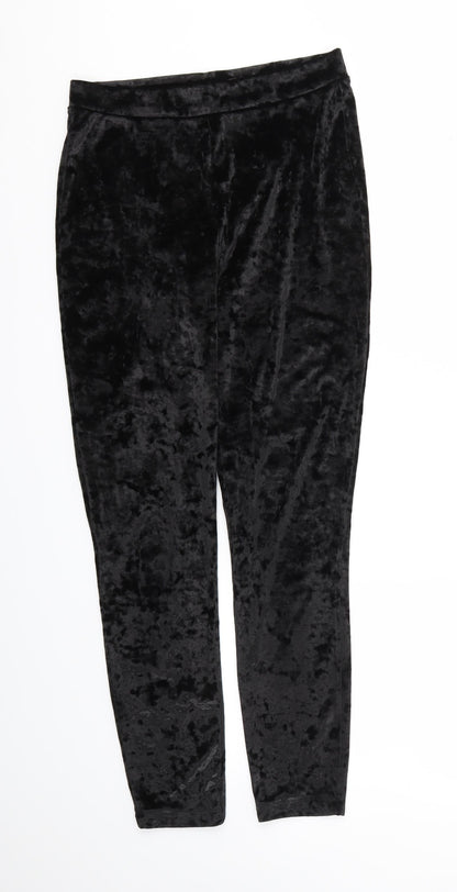 Womens UK Size 12 NEXT Regular Fit Jegging Black Trousers