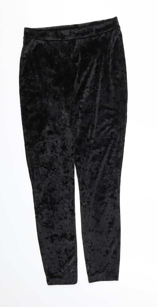 Womens UK Size 12 NEXT Regular Fit Jegging Black Trousers