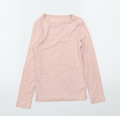 NEXT Girls Pink   Basic T-Shirt Size 7 Years